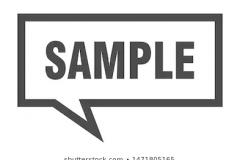 Speech Bubble Sample