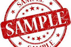 Round Stamp Sample